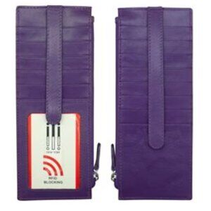 ILI RFID Leather Card Holder